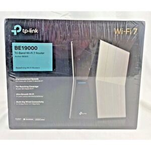 TP-Link Archer BE805 BE19000 WiFi 7 Tri-Band Router Dual 10G Ports Sealed US